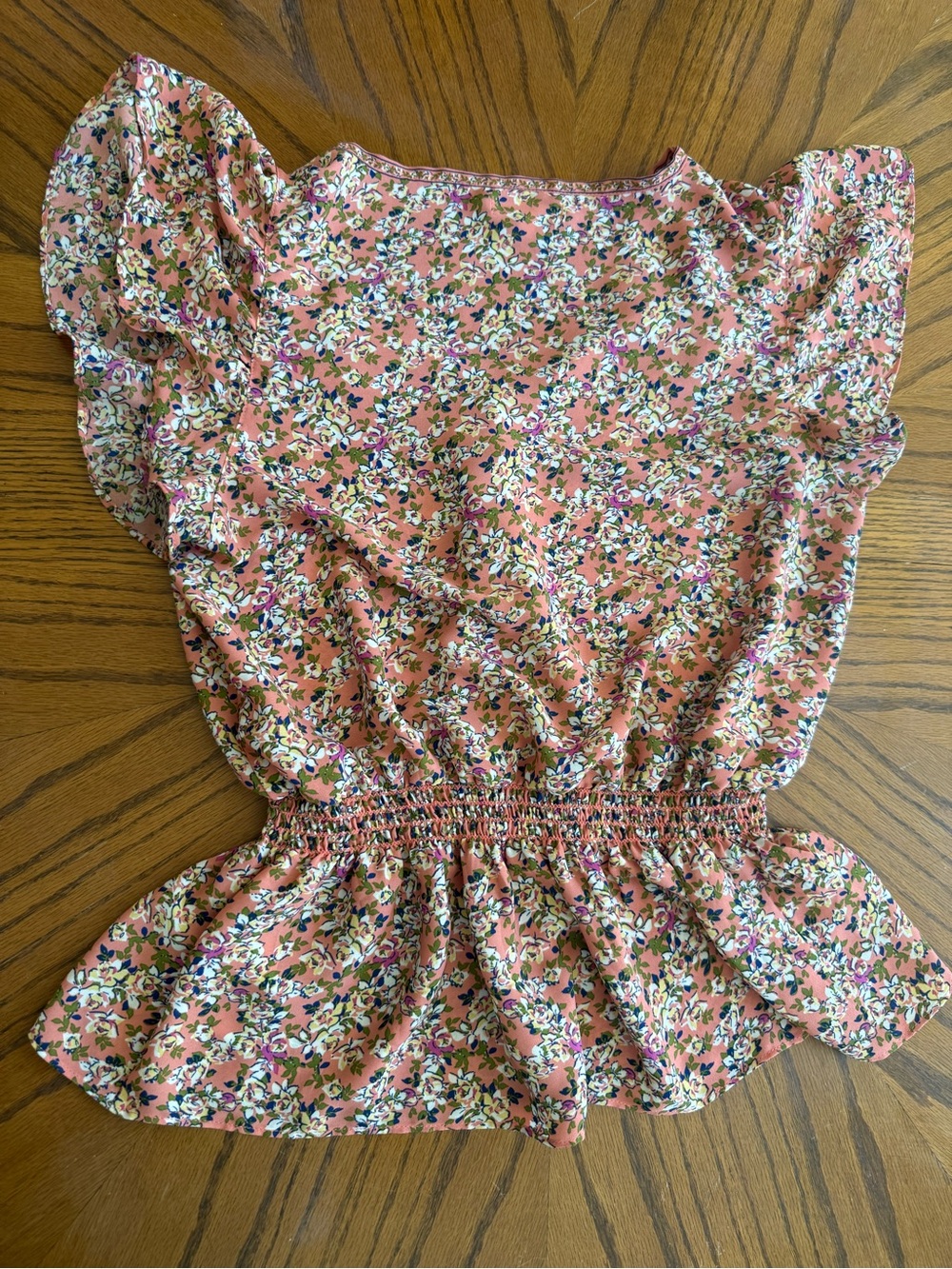 Max Studio Floral Print Blouse - Picture 5 of 6